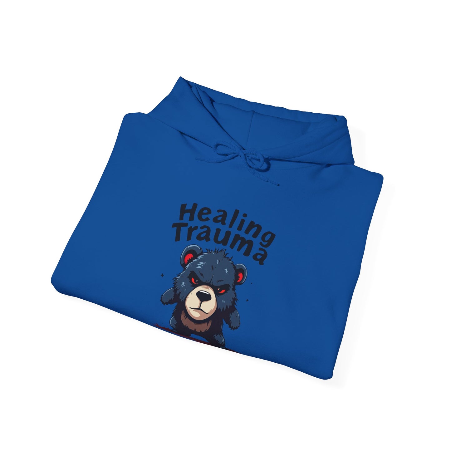 Healing Trauma Bear Unisex Hoodie - Cozy Sweatshirt for Comfort & Support