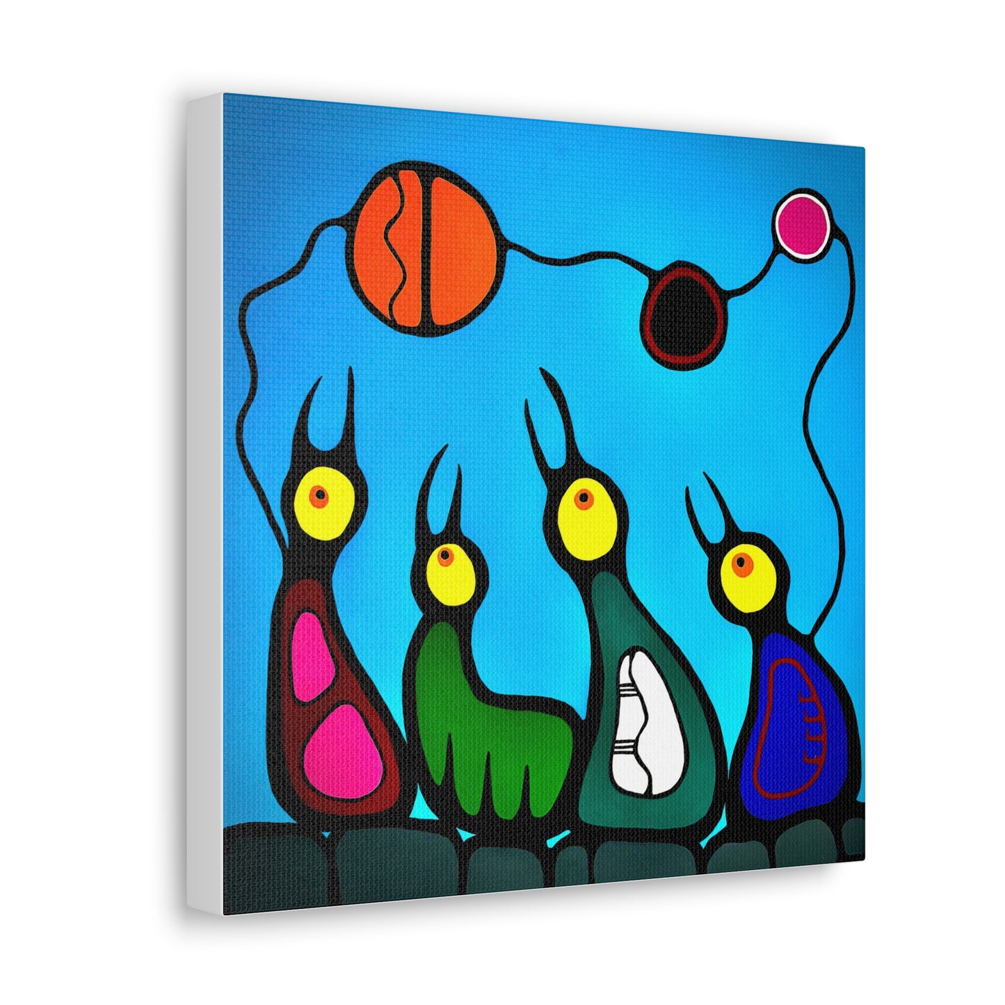 T.M Abstract Art Canvas Gallery Wraps