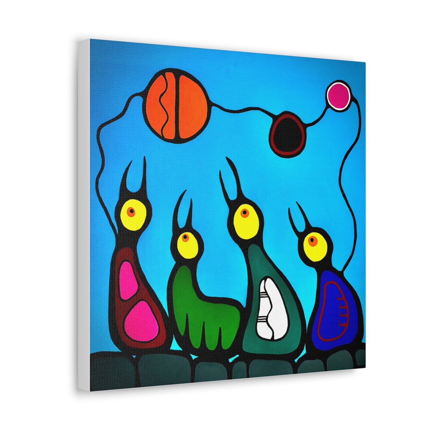 T.M Abstract Art Canvas Gallery Wraps