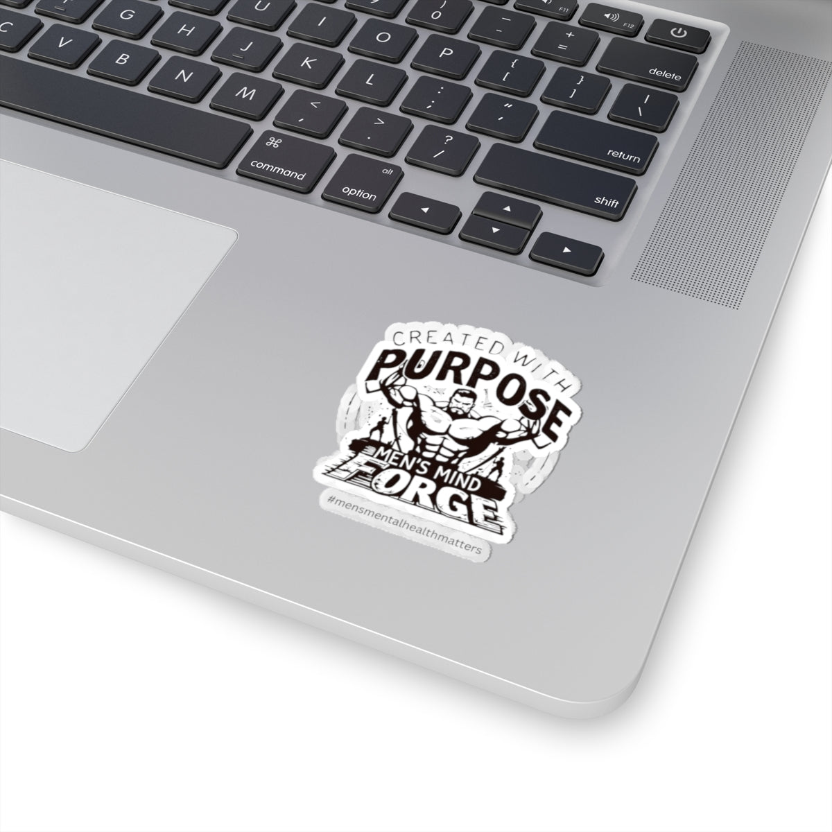 Men's Mind Forge Kiss-Cut Stickers - Promoting Mental Health Awareness