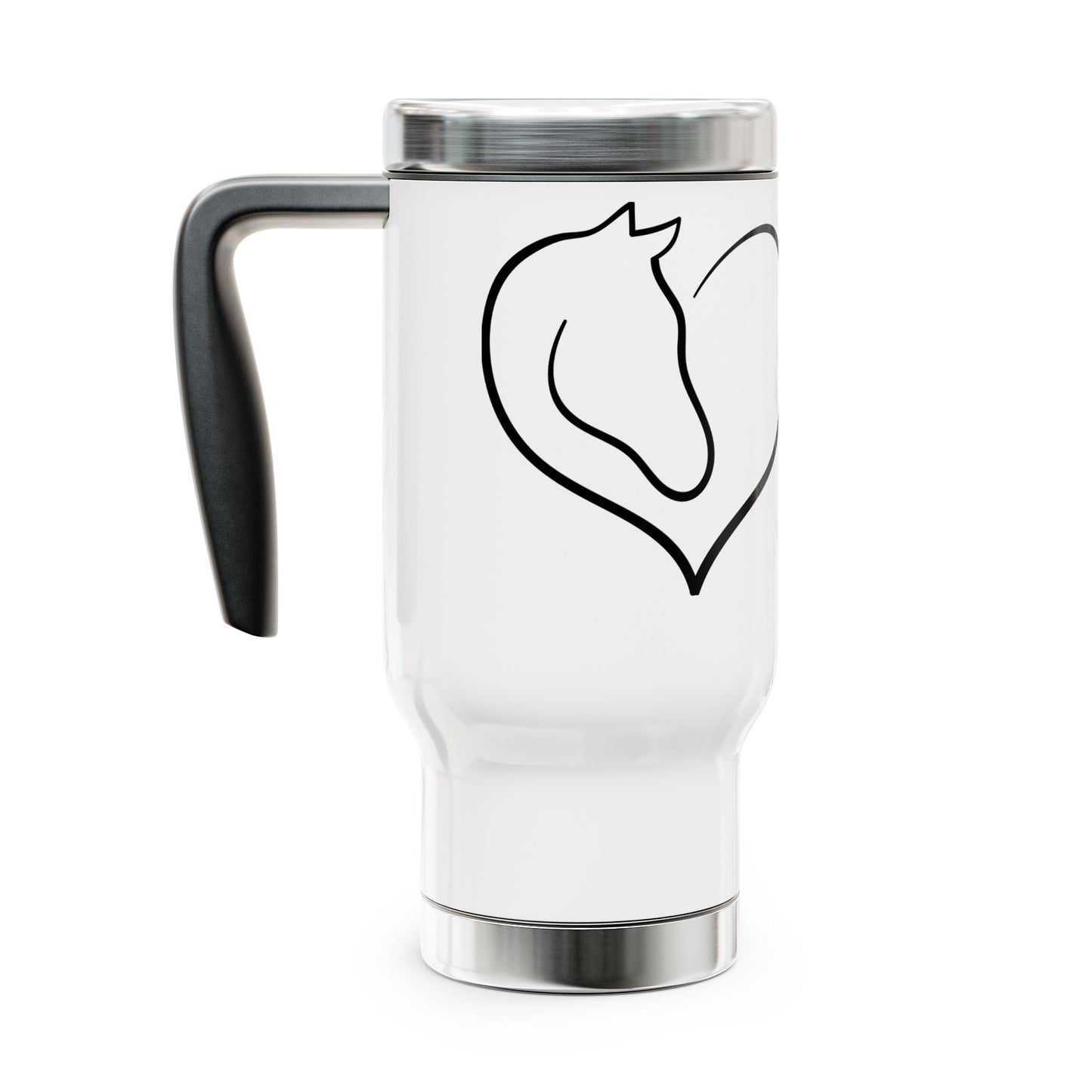 Equestrian Heart Stainless Steel Travel Mug - 14oz