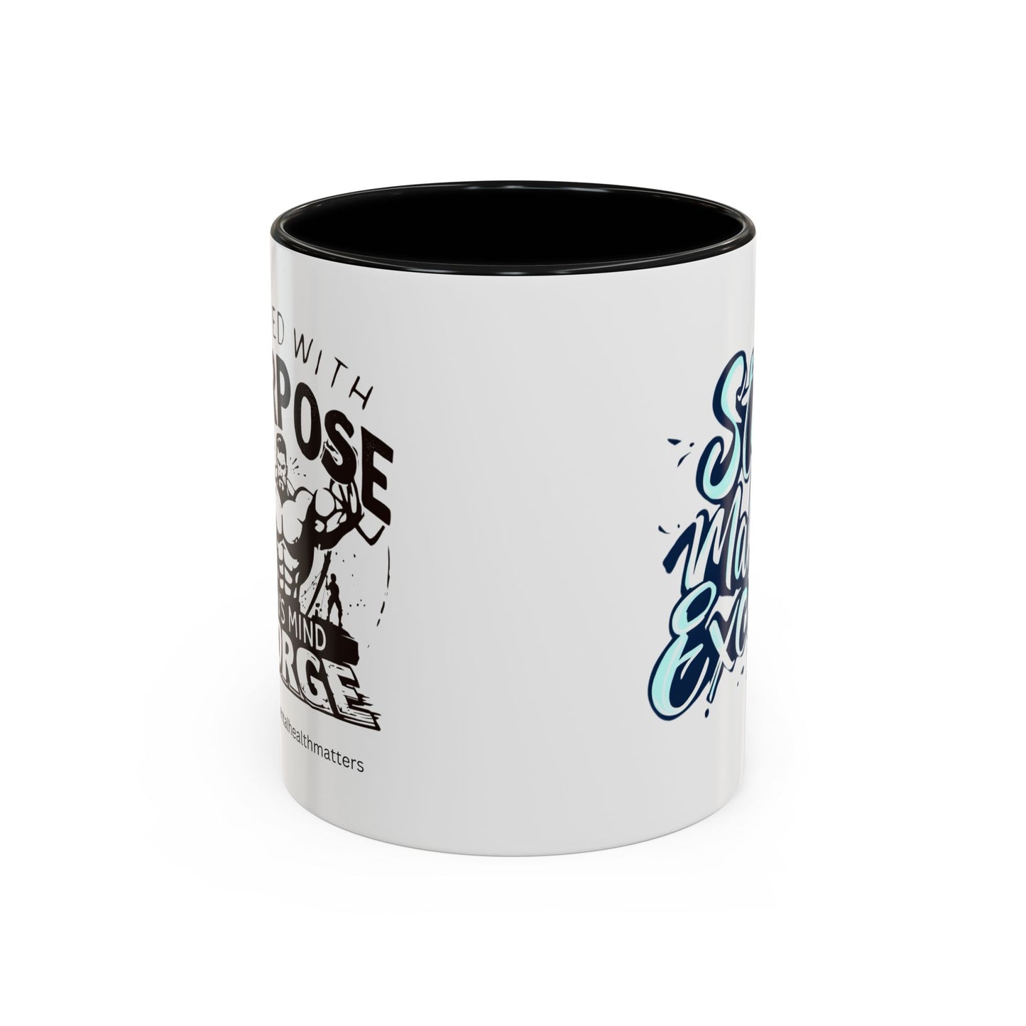 Motivational Accent Coffee Mug - 11/15oz | "Stop Making Excuses" Design | Perfect for Inspiration and Daily Motivation