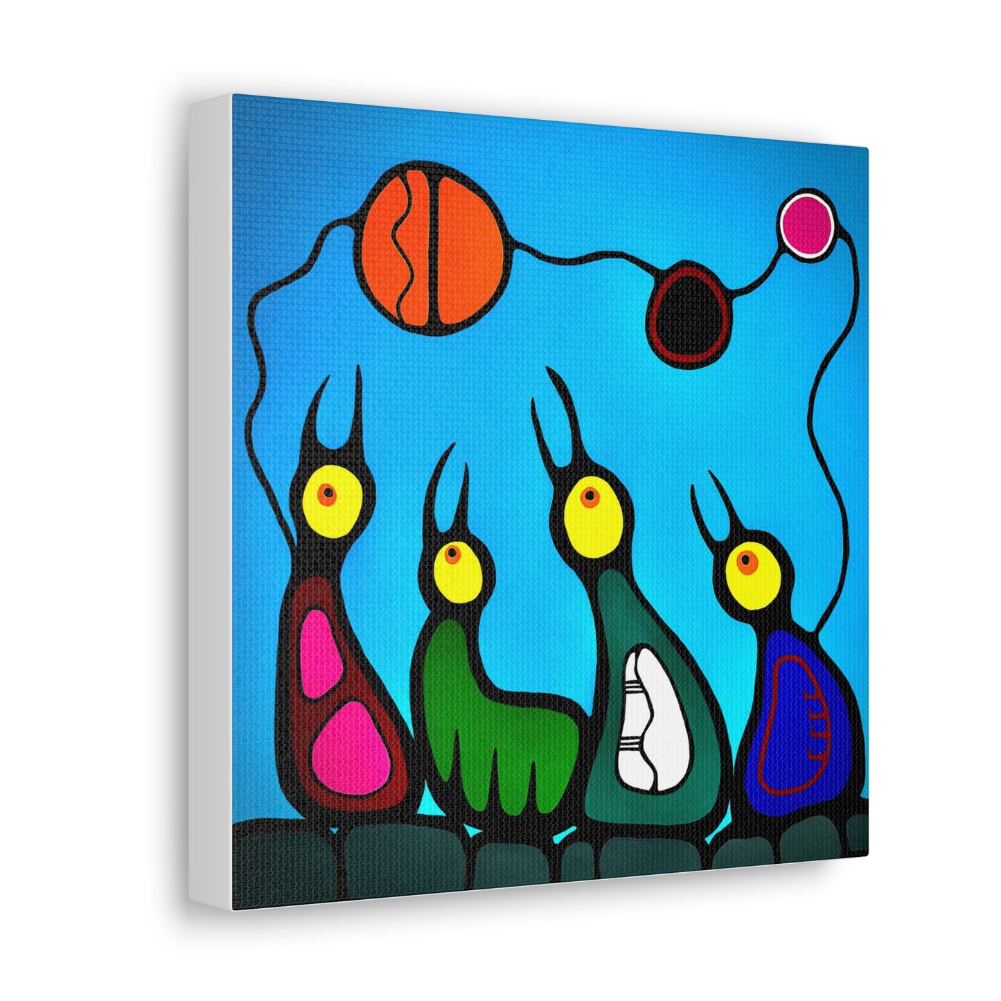 T.M Abstract Art Canvas Gallery Wraps