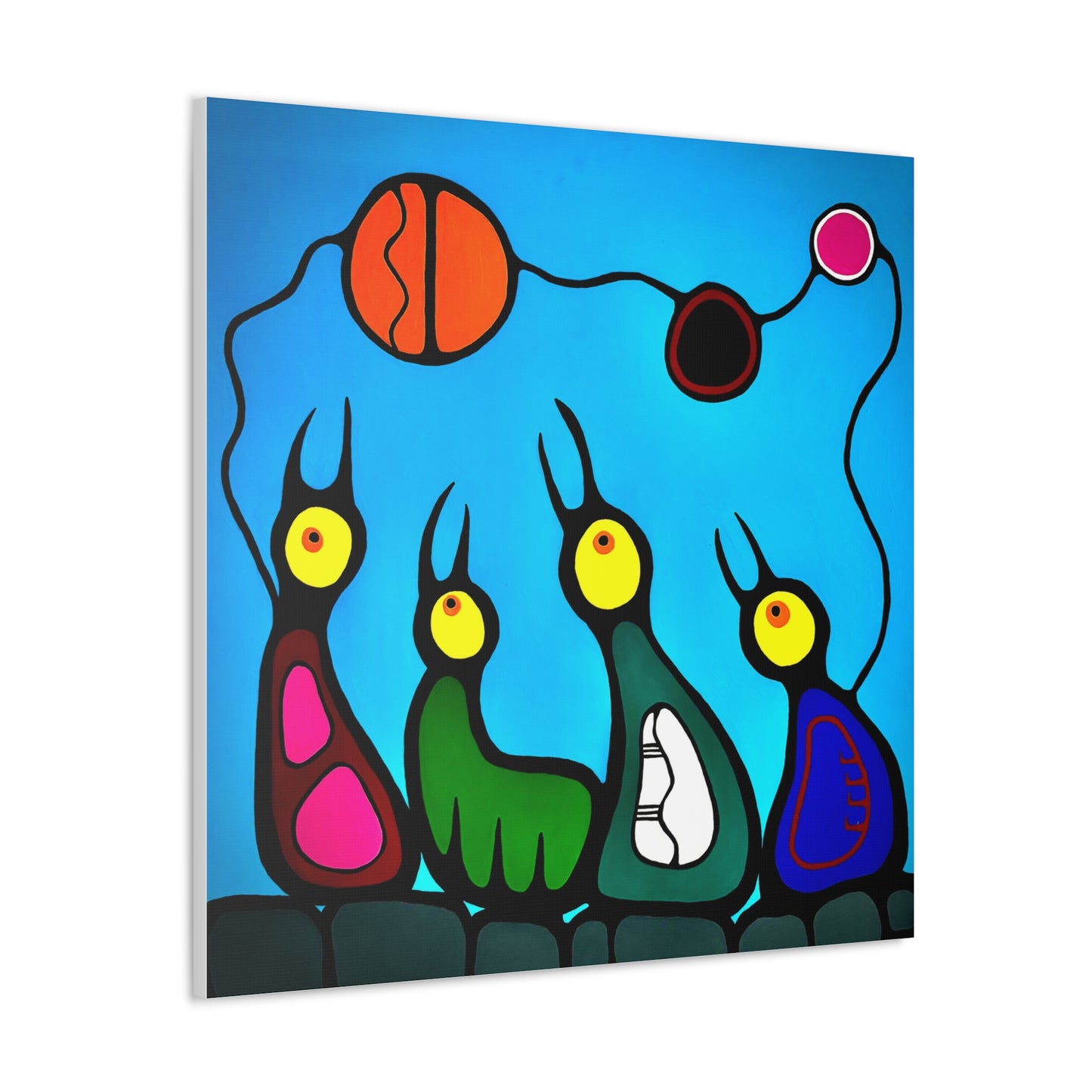 T.M Abstract Art Canvas Gallery Wraps