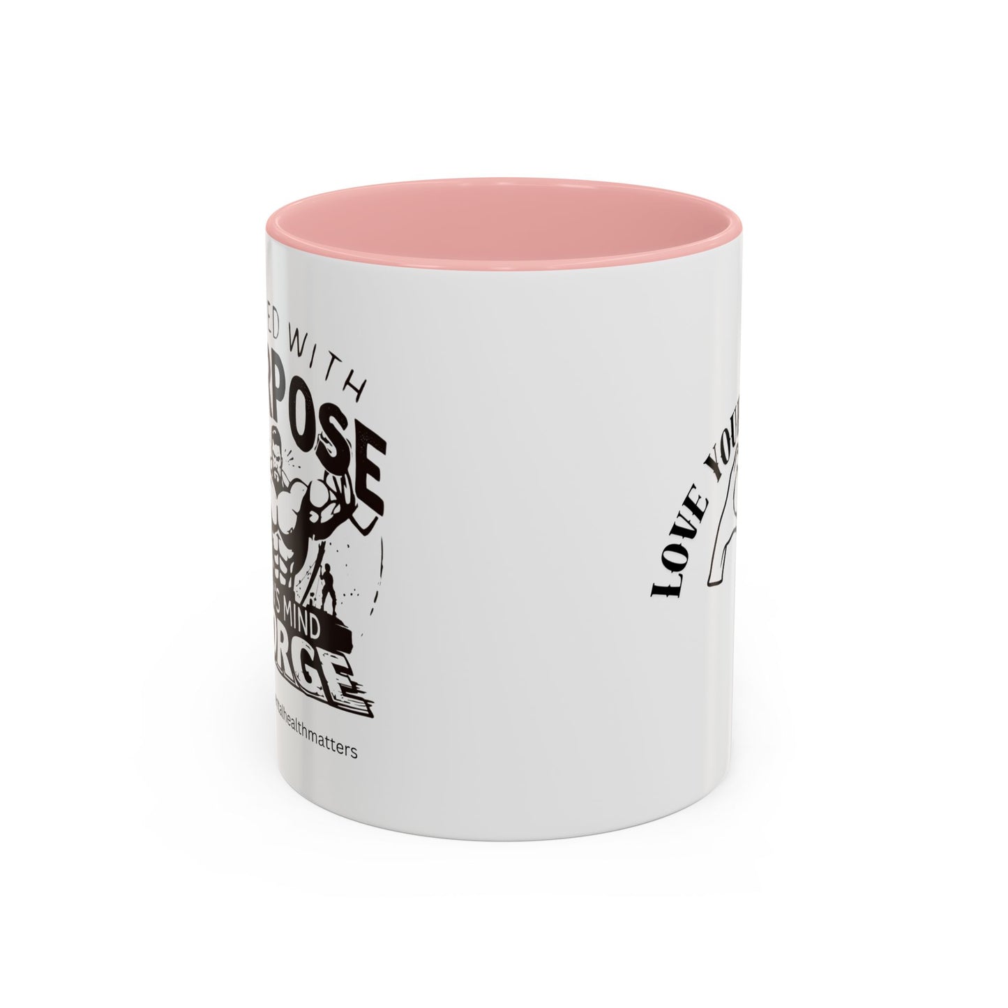 Inspirational Love Yourself Coffee Mug - 11/15oz Accent Design