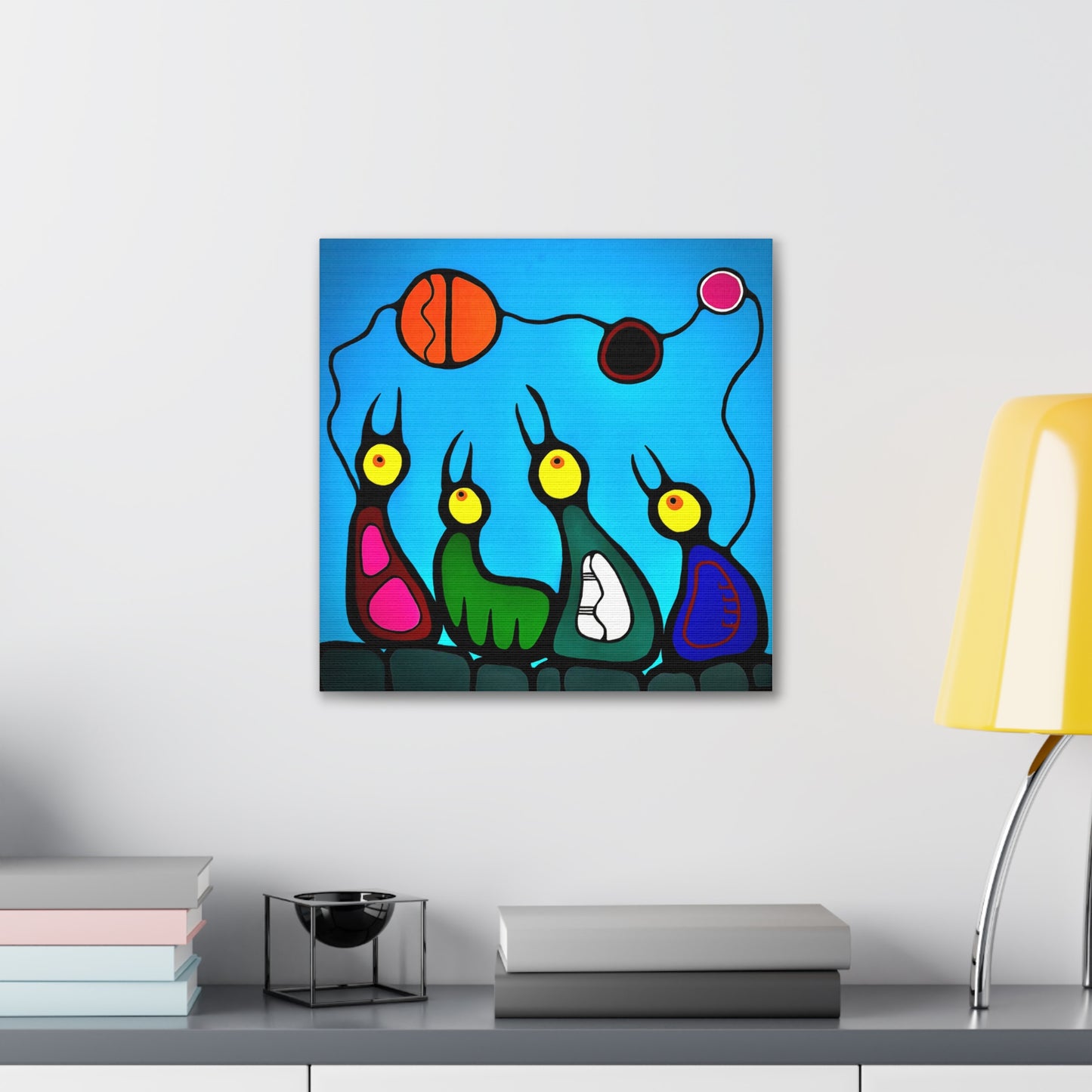 T.M Abstract Art Canvas Gallery Wraps