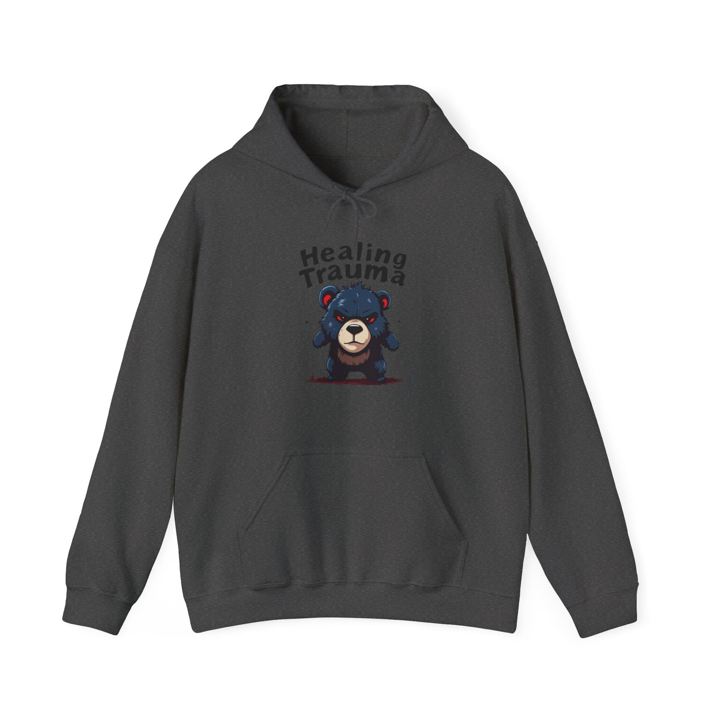 Healing Trauma Bear Unisex Hoodie - Cozy Sweatshirt for Comfort & Support