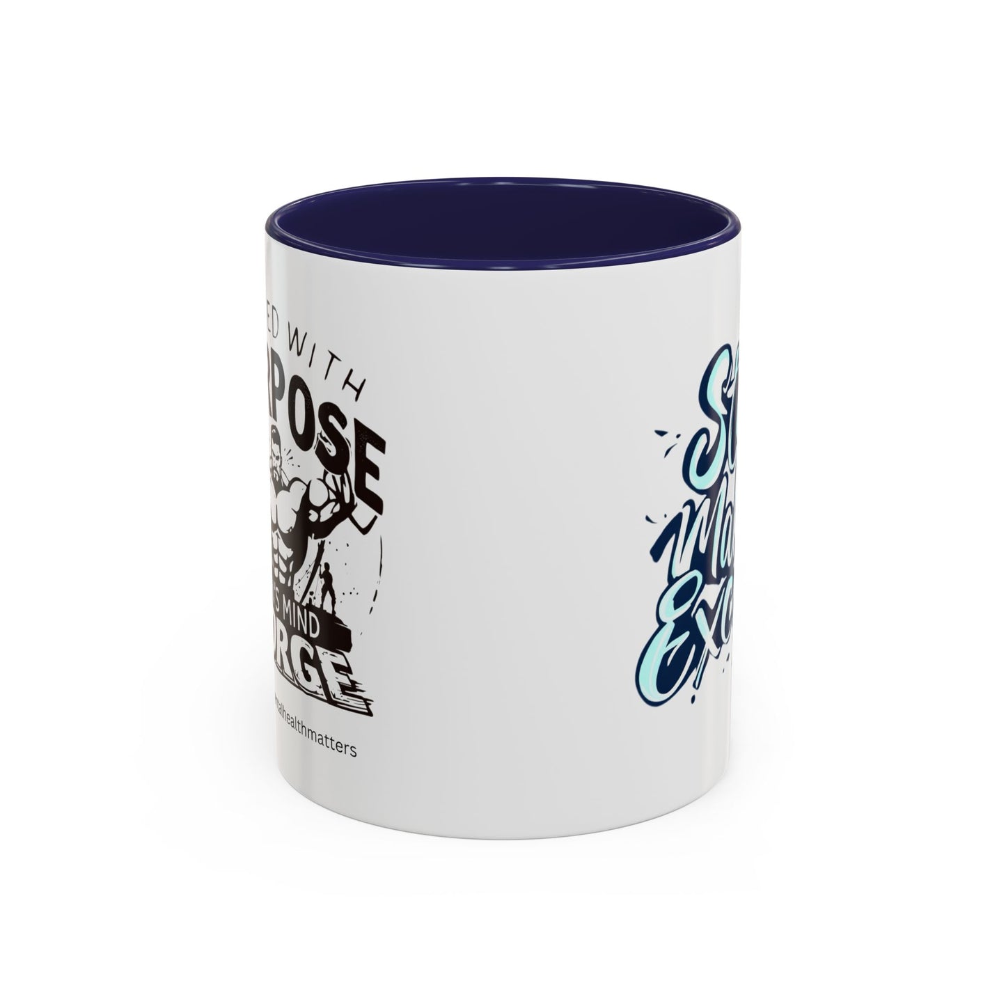 Motivational Accent Coffee Mug - 11/15oz | "Stop Making Excuses" Design | Perfect for Inspiration and Daily Motivation