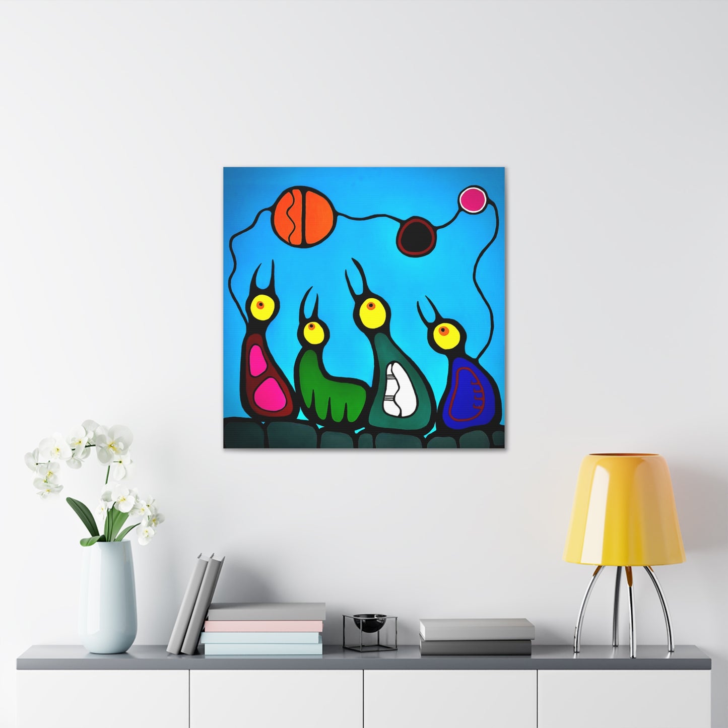 T.M Abstract Art Canvas Gallery Wraps