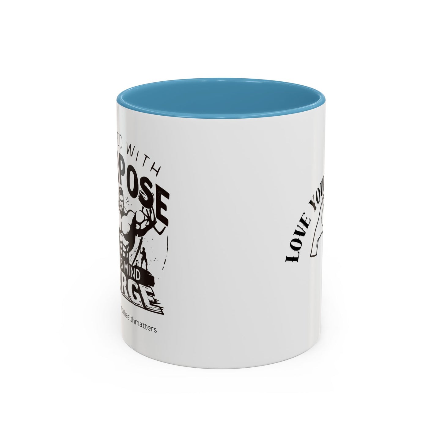 Inspirational Love Yourself Coffee Mug - 11/15oz Accent Design