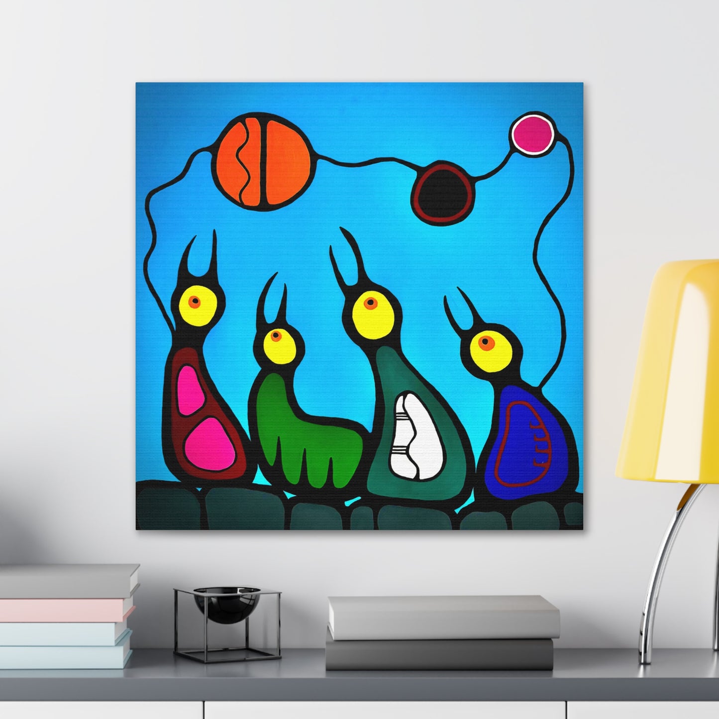 T.M Abstract Art Canvas Gallery Wraps