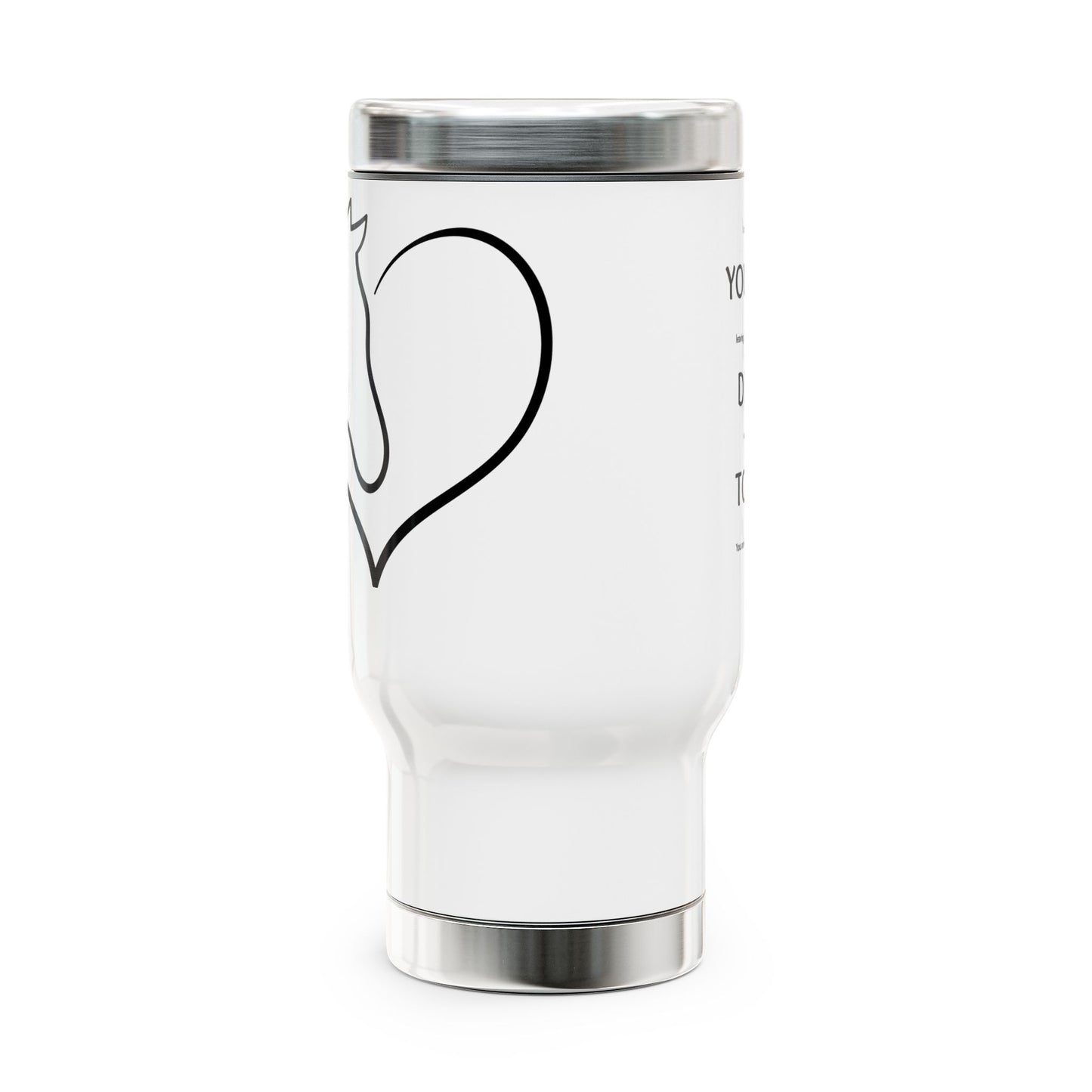 Equestrian Heart Stainless Steel Travel Mug - 14oz