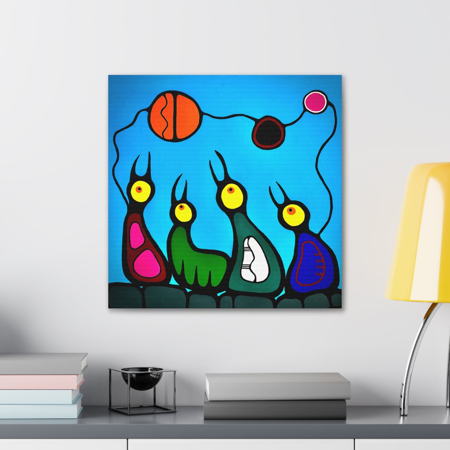 T.M Abstract Art Canvas Gallery Wraps