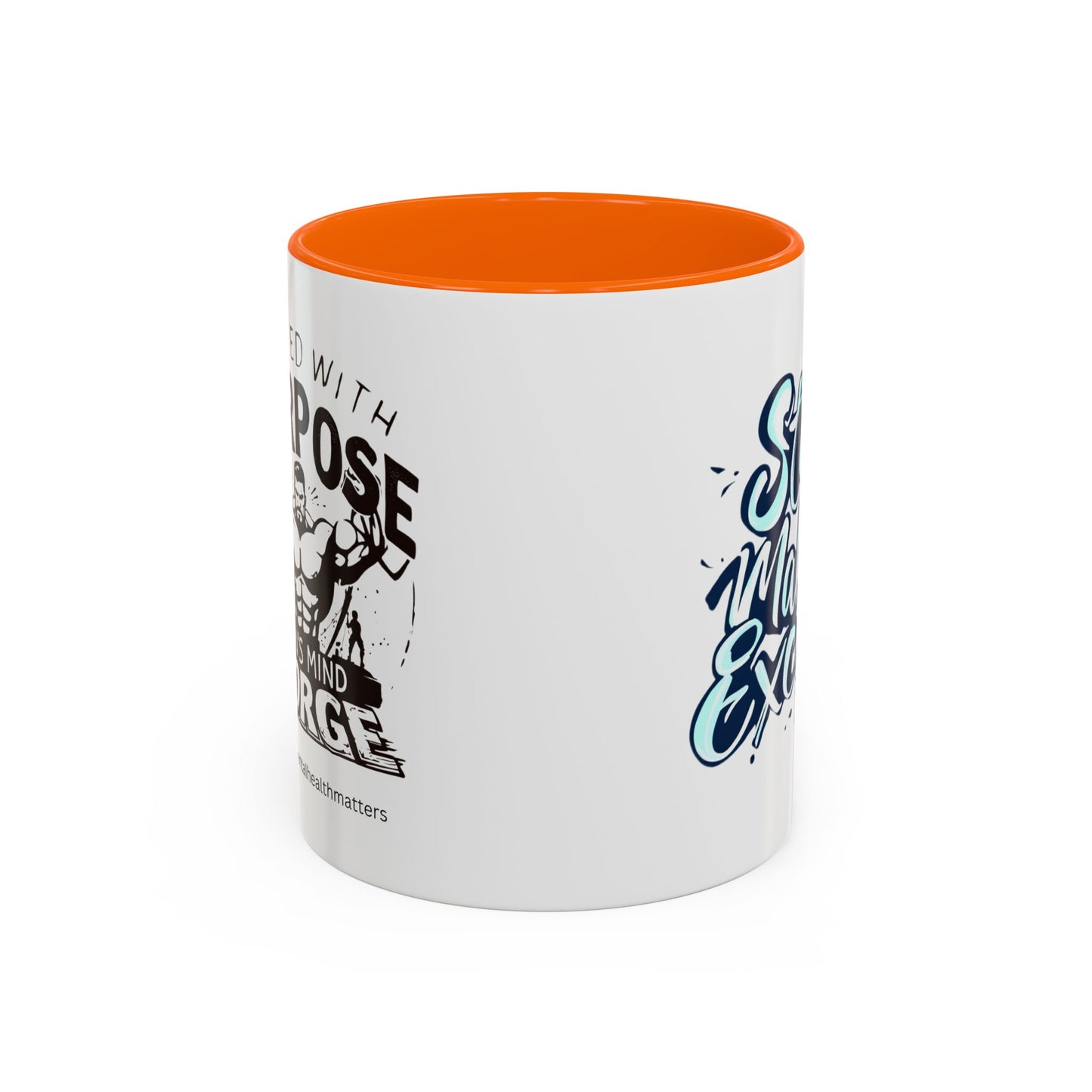 Motivational Accent Coffee Mug - 11/15oz | "Stop Making Excuses" Design | Perfect for Inspiration and Daily Motivation