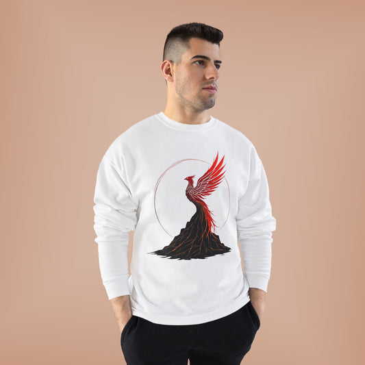 Phoenix Rising Eco-Friendly Crewneck Sweatshirt - Unisex